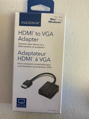 Insignia HDMI to VGA Adapter