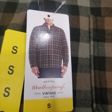 Weatherproof Vintage Men's Heavyweight Flannel Fleece Shirt Jacket, Green SMALL