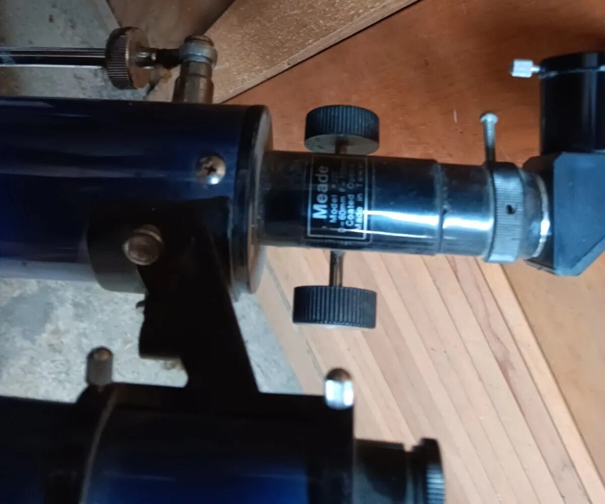 MEADE Vintage ASTRONOMY TELESCOPE MODEL 227 Used Telescope D=60mm F=700mm eBay