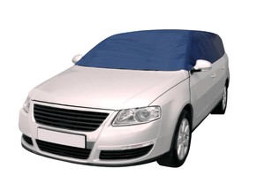 Halfords Car Cap Large 3.45m Blue Windscreen Window Cover Saloon Anti