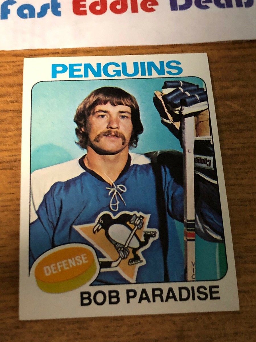 TOPPS NHL HOCKEY 1975-76 BOB PARADISE CARD 21 PITTSBURGH PENGUINS