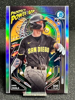 2024 Bowman SAMUEL ZAVALA  Prospect Power-Up  #PP-2  FREE SHIPPING