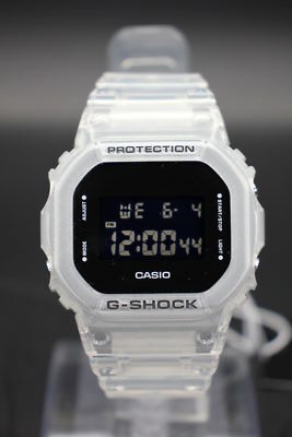 Casio G-Shock DW-5600USKE-7JF Herren Digital Quarz Uhr Transparent Farbe Neu
