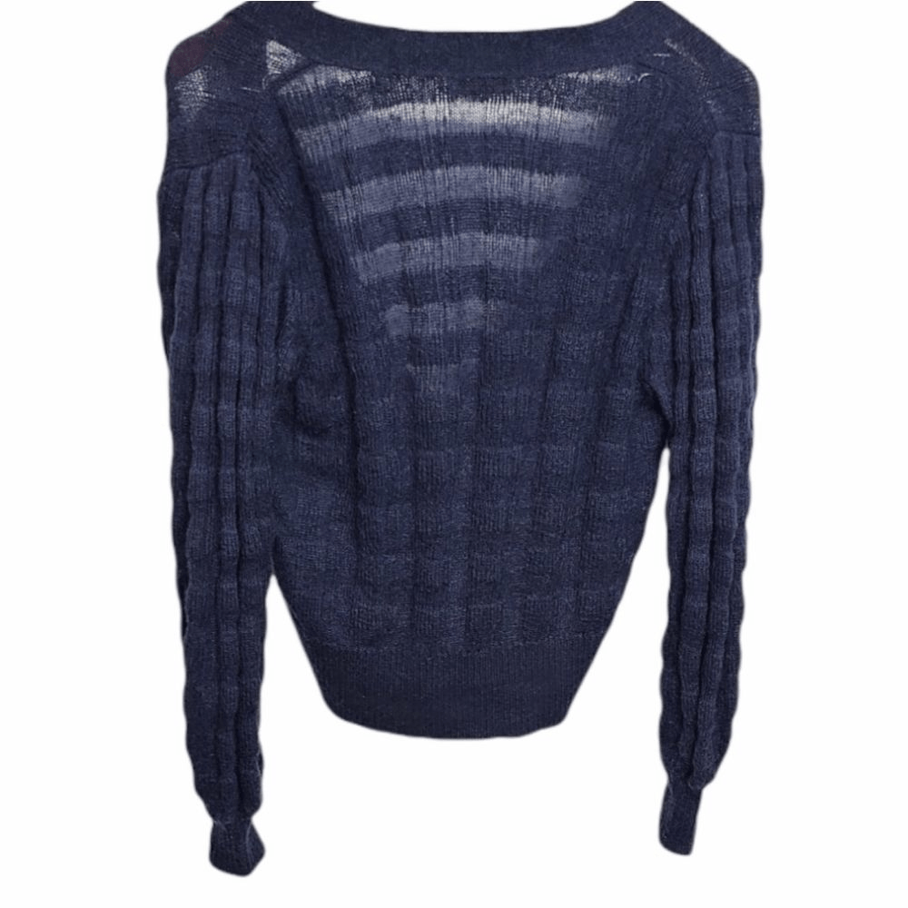 See By Chloe Sweater Womens Size XS Mohair Wool Blend Blue