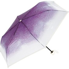 Tabi suru Kissa  Wpc. Cream Soda Folding Vinyl Umbrella Purple 703EK59