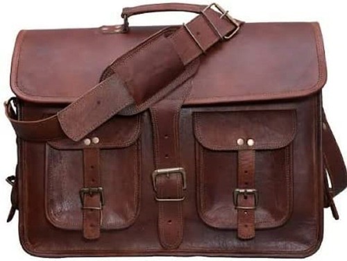 Borse in pelle da uomo Borse in vera pelle per computer portatile a tracolla Messenger, Caff, Valigia
