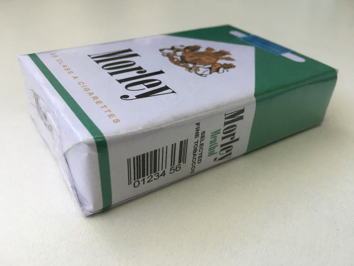 Menthol Morley Replica Dummy Soft pack Movie Prop Faux paquet X files  khristore