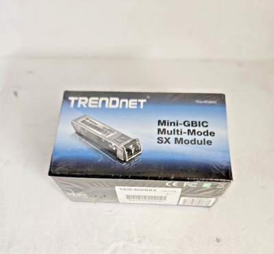 TRENDnet TEG-MGBSX Mini-GBIC Multi-Mode SX Module New (Sealed)