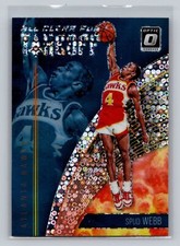 2018-19 Donruss Optic #7 Spud Webb All Clear for Takeoff Fast Break Holo