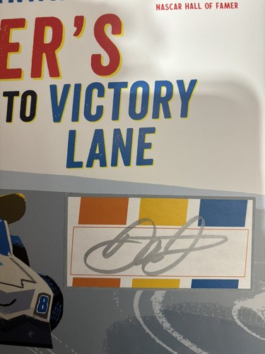 DALE EARNHARDT JR. SIGNED BUSTER'S TRIP TO VICTORY LANE 1ST EDITION NASCAR - Picture 2 of 2