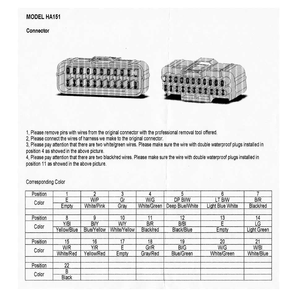 Caltric 32100-HM8-B50 Wiring Harness For Honda RECON 250 TRX250TE 2x4 ES 2007-21 - Image 2 of 4