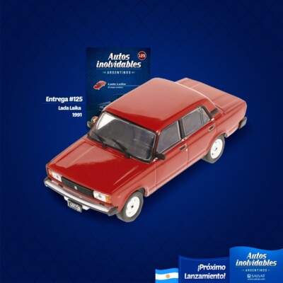 Lada Laika (1991) Diecast 1:43 Unforgettable Cars Argentina Brand New
