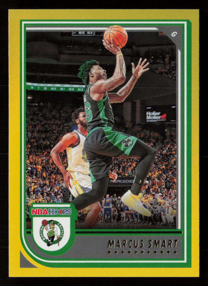 Marcus Smart 2022-23 Hoops Yellow #4 Boston Celtics Basketball Card