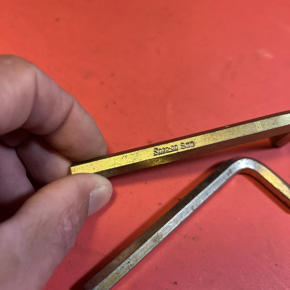 Vintage Snap On 7mm & 8mm  L Shape Allen Keys  USA - Image 3 of 4