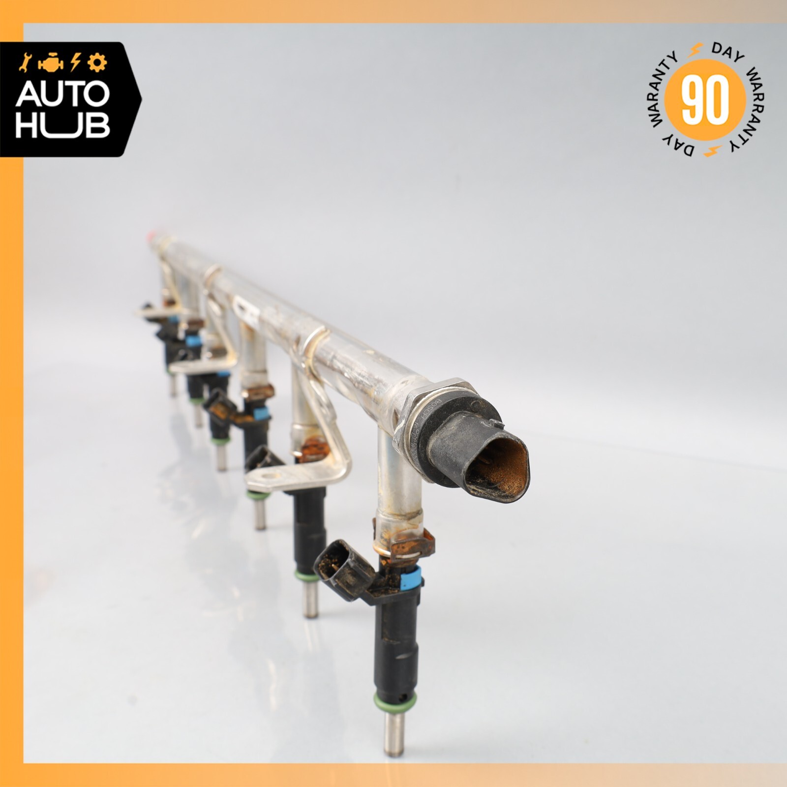 Aston Martin DBS DB11 5.2L V12 Right Fuel Injection Rail Line w/ Injectors OEM
