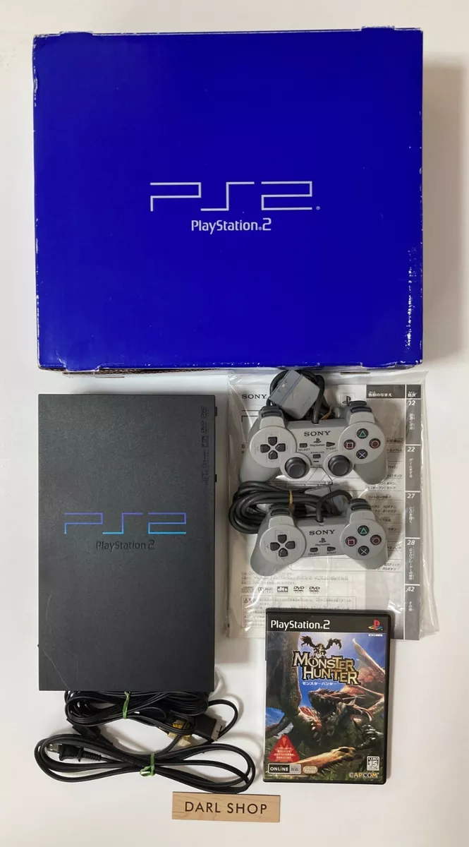  Sony PlayStation 2 Console - Black : Playstation 2: Video Games