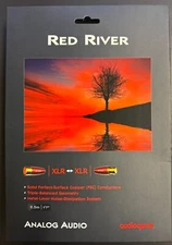 AudioQuest Red River 0.5m XLR (Pr.) Balanced XLR Audio Interconnects