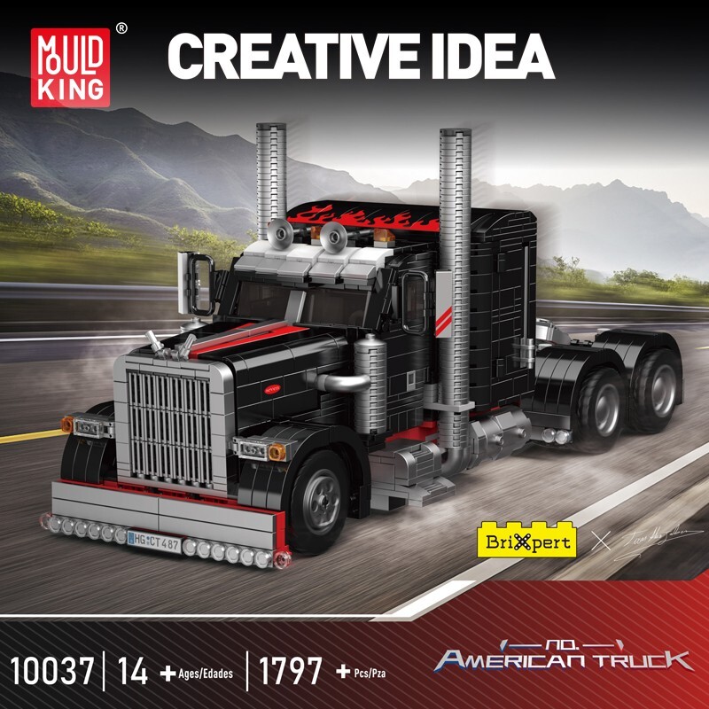 Technik Camion Kit di costruzione per Scania Trattore Truck, 1708 pezzi, blocco di costruzione meccanico per auto robusto, giocattolo di ingegneria per bambini e adulti