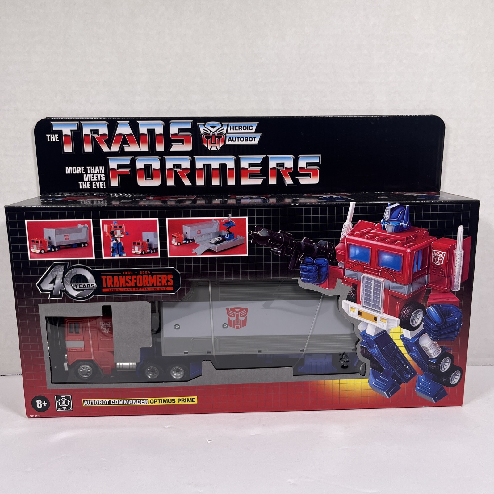 OPTIMUS PRIME Transformers G1 Retro Reissue Sealed 40th Anniversary
