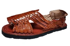 Genuine Leather Chedron Man Huarache Pachuco. Mexican Sandals