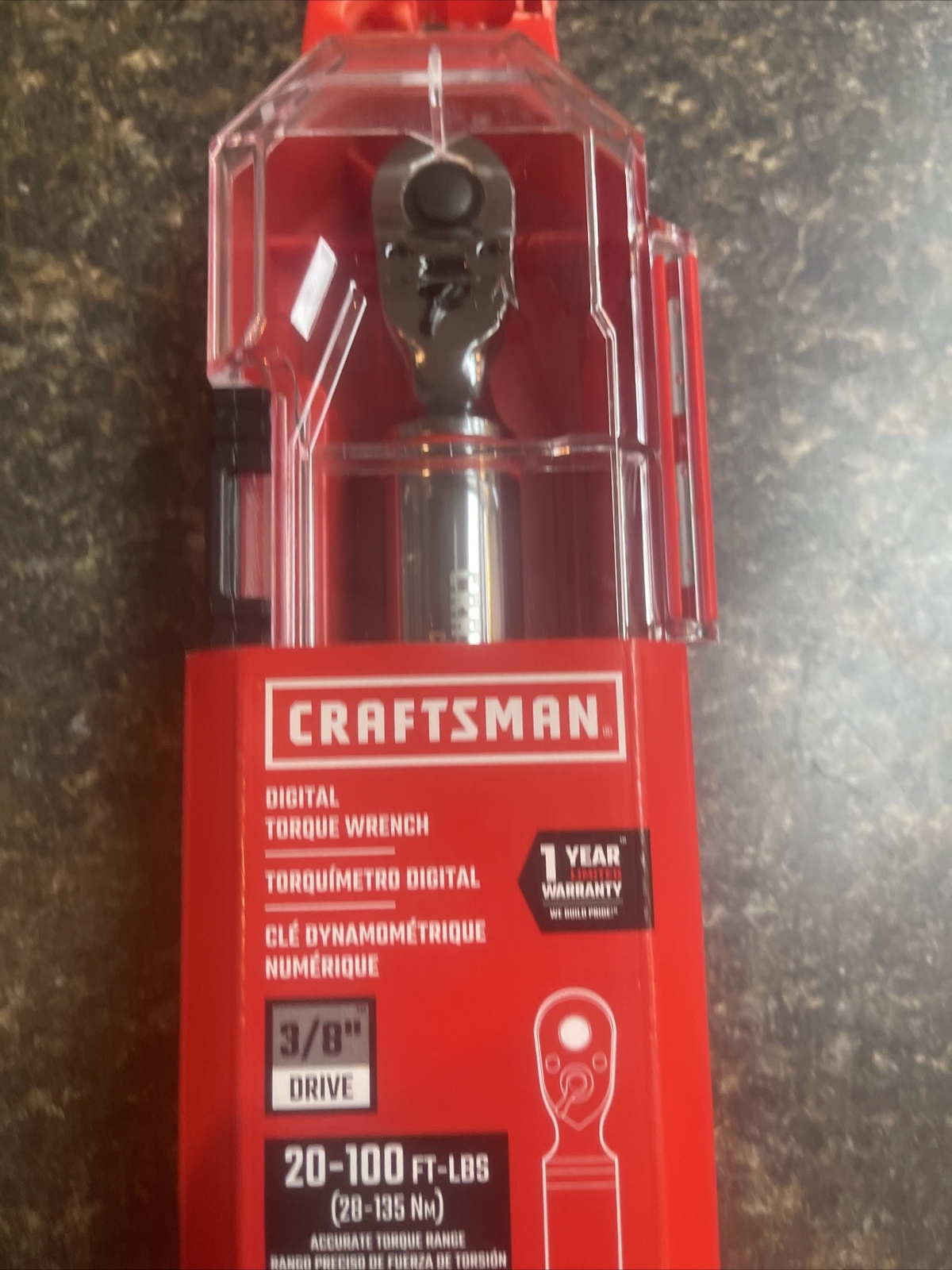 Craftsman CMMT99435 3/8" Drive Digital Torque Wrench (20ft lb to 100