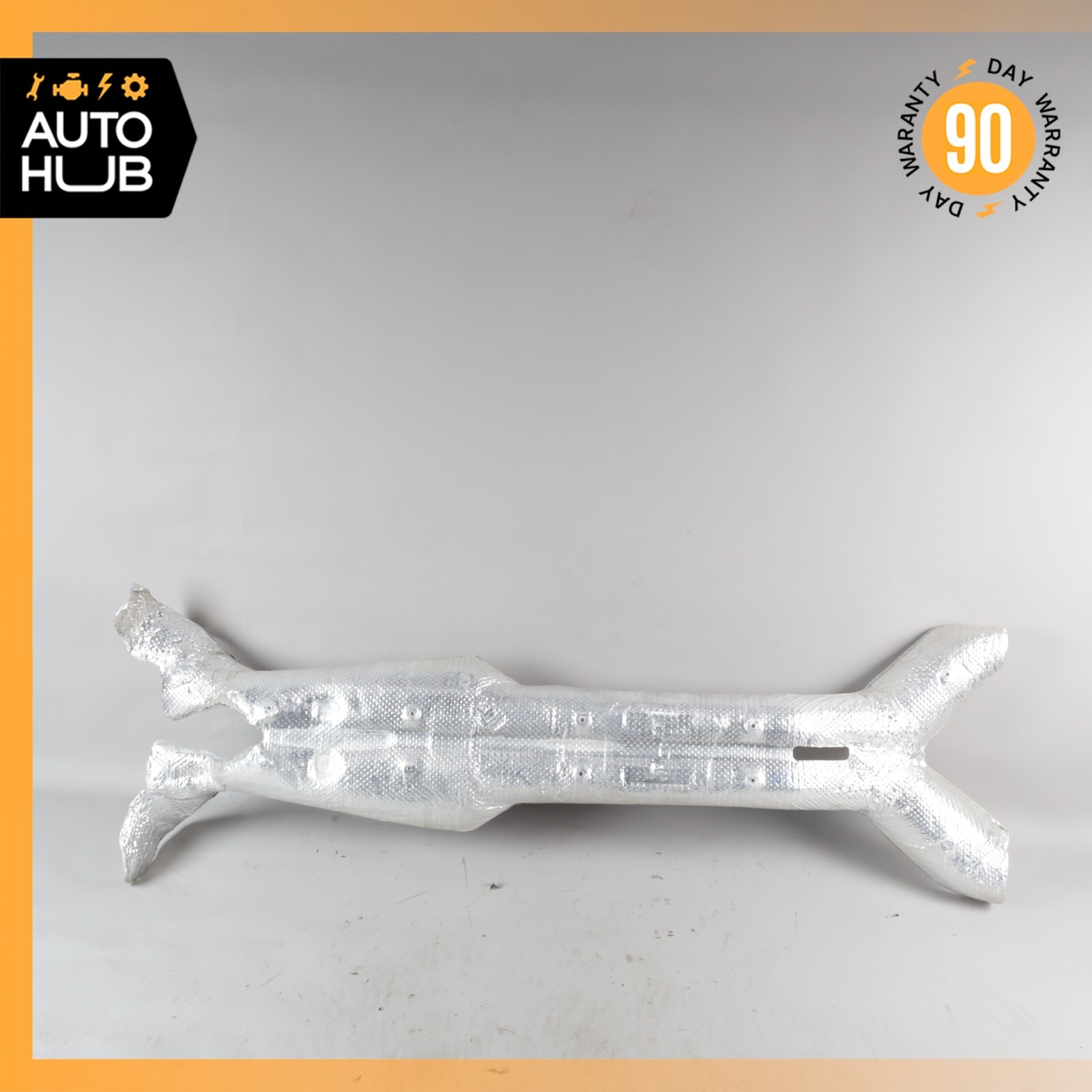 18-23 Aston Martin DB11 4.0L V8 Underbody Exhaust Muffler Heat Shield Panel OEM