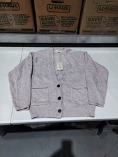 NWT Women  s Universal Thread Button Up Lilac Sweater, Size Small, U52