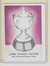 69-70 OPC#228**JAMES NORRIS**Trophy EX+BOBBY ORR won this trophy this year 69-70