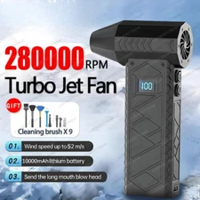 280000RPM Turbo Jet Fans Electric Air Duster Adjustable Wind Speed Turbo Blowers