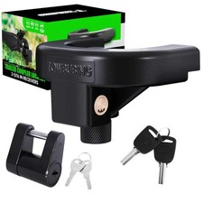 Trailer Hitch Lock Kit for 2-5/16" Trailers Heavy Duty Anti Theft Trailer C...