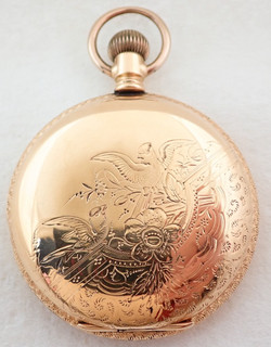 ANTIGUO RELOJ BOLSILLO CAZADOR RELLENO ORO 16S REPUESTOS