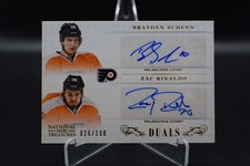 Brayden Schenn Zac Rinaldo AUTO /100 D-SR Philadelphia Flyers