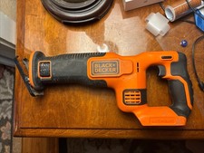 Black+Decker BDCR20 20V MAX Cordless Reciprocating Saw Tool Only Battery Powered