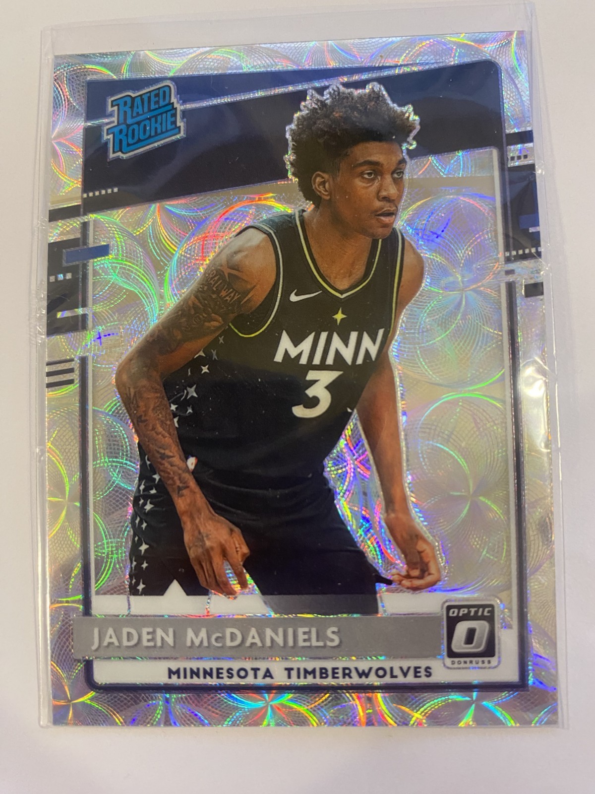 2020-21 Donruss Optic Premium Box Set Prizm Jaden Mcdaniels /249 #178