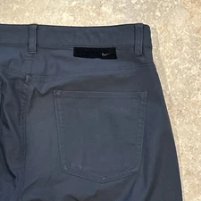 Nike Tour Repel 5-Pocket Slim Golf Pants Mens 34x30 Grey Stretch Performance