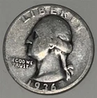 1936-S Washington Quarter 90% Silver San Fransisco