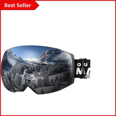 Skibrille PRO - Universal Helmkompatibilität und Antibeschlag Innovation