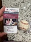 Jeff Bagwell & Craig Biggio Signed Autographed Official ML Baseball JSA Certif
