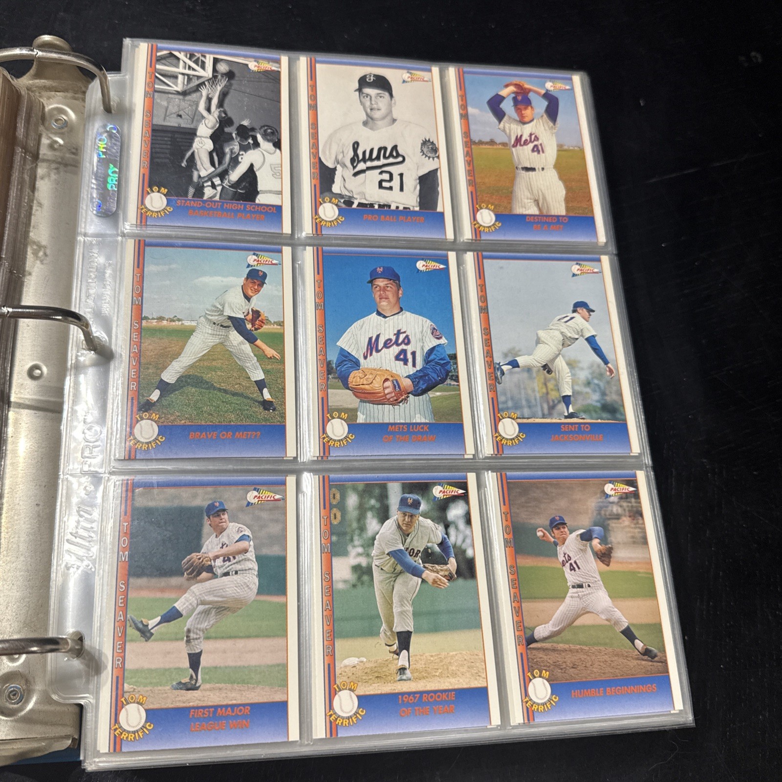 1992 Pacific Tom Terrific Baseball #s 1-110 -You Pick- Tom Seaver Trading Cards
