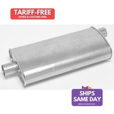 Dynomax Dyn17718 Oval 25 In Long Steel Muffler Universal Performance Racing Part