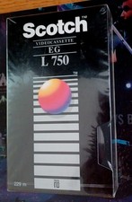 Scotch L 750 EG Betamax Video Cassette New Sealed