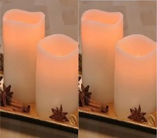 4 Stück Led Kerzen mit Pustsensor  an.-  aus...