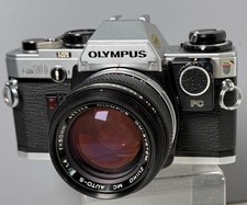 Excellent OLYMPUS OM-10 35mm SLR Chrome 50mm F1.4 G.ZUIKO Lens JAPAN