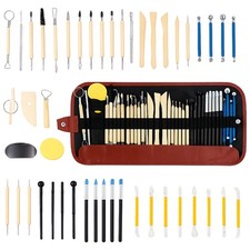 48-Piece Polymer Clay Sculpting Tools Set  – Modeling Kit for Artists