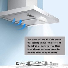 2 Packs Aluminium Mesh Cooker Hood Grease Extractor Vent 260x320mm Filters