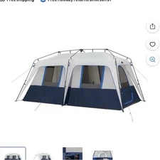 Ozark Trail 5-in-1 Convertible Cabin Tent Shelter 4 Person UPF 50+ Weather-Resi…