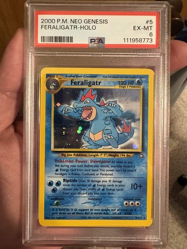 Feraligatr (Unlimited) graded PSA 6 for sale on eBay