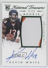 2015 National Treasures RPS Rookie Emerald 11/13 Kevin White #103 Patch Auto i5q