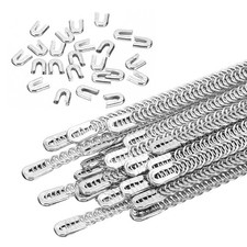 24pcs Metal Steel Spiral Corset Boning 13.7" Metal Steel Boning Tips