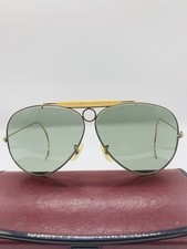 Occhiali da sole vintage anni 70 Ray Ban USA Shooter lenti G31 (grigio) misura 62 mm Bausch Lom